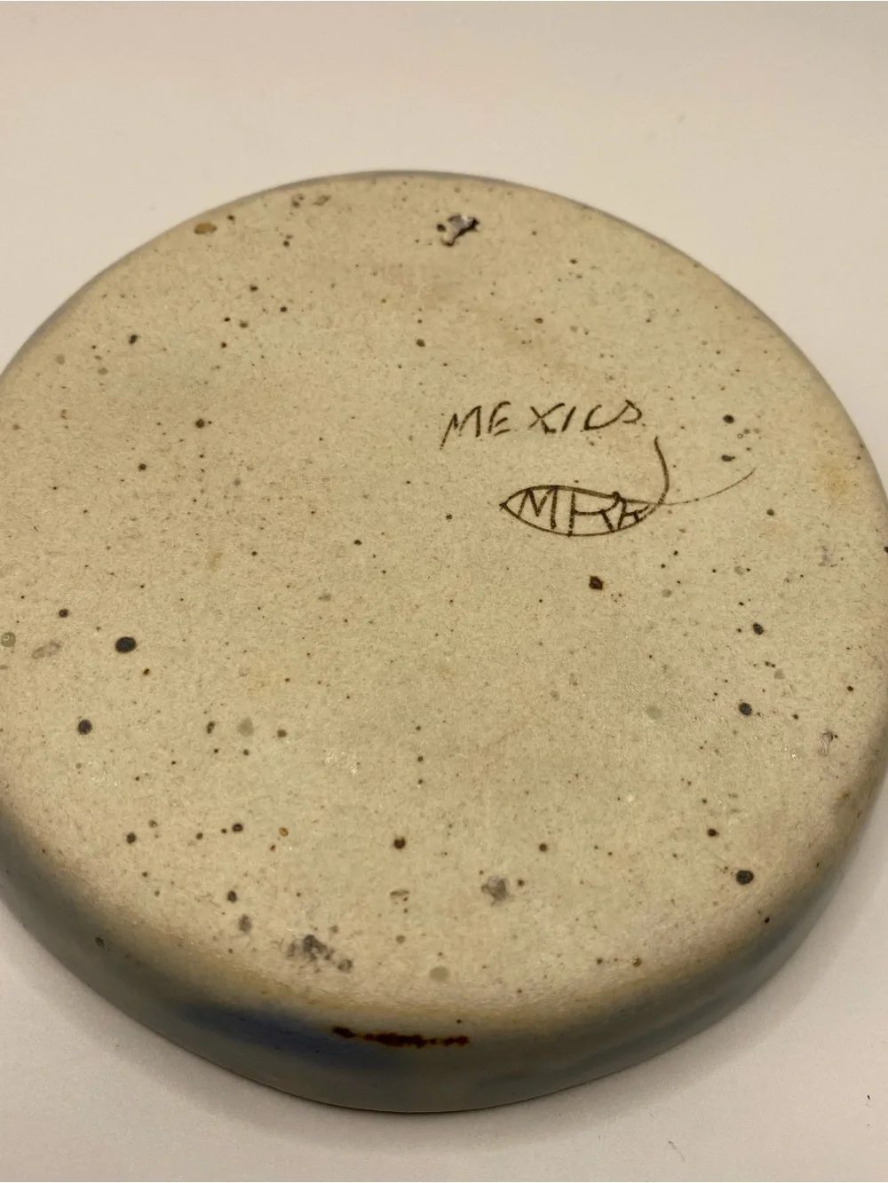 Decorative Ceramic Accent Dish in Green and Brown